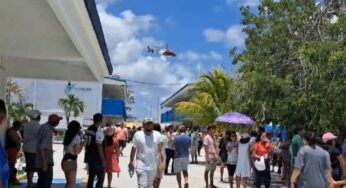 Mantienen sobrevuelos en helicóptero para vigilar jornada electoral en Cozumel